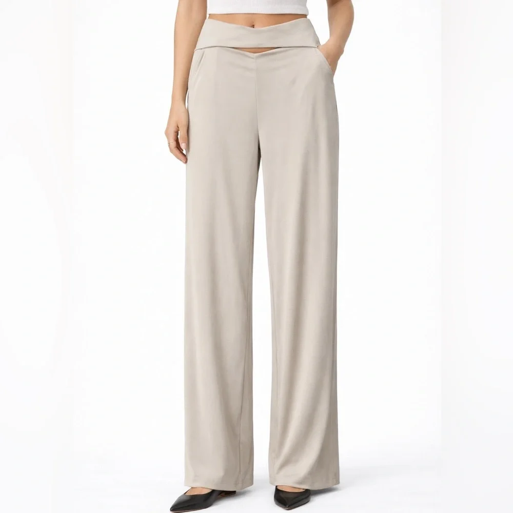 ZARA NWT High Rise Relaxed Trousers Women’s XS‎ Needed Workwear Capsule Chic